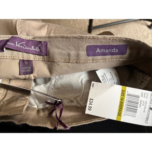 Gloria Vanderbilt Women Jeans Amanda 14 Heritage Classic Rise Slimming Effect - Picture 2 of 6